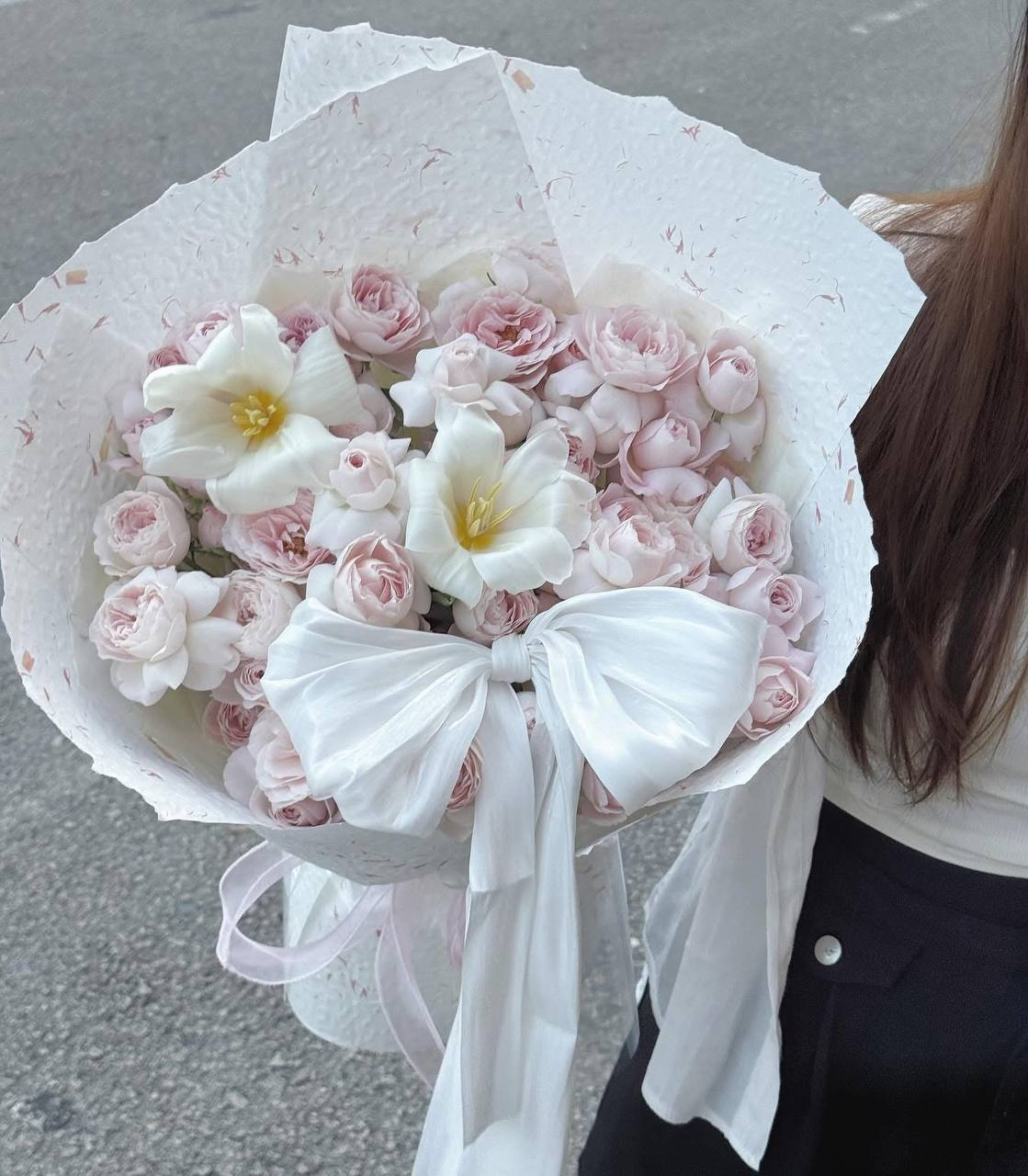 粉白花束 · 月光花语