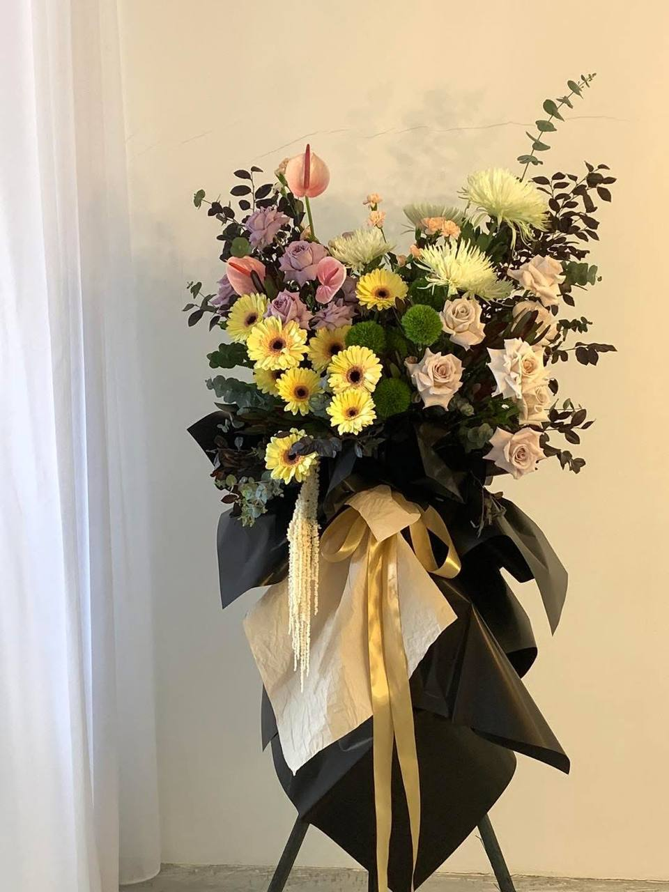 剑兰百合开业花篮 · 锦程盛启