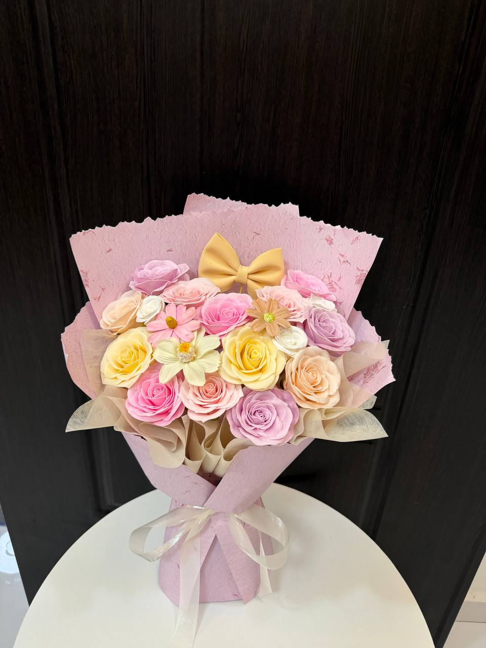 粉白香皂花束 · 甜梦